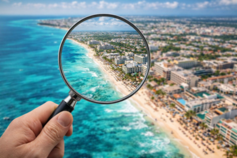 plage-playa-del-carmen-vue-aerienne.jpg Plage Playa del Carmen vue aérienne mer